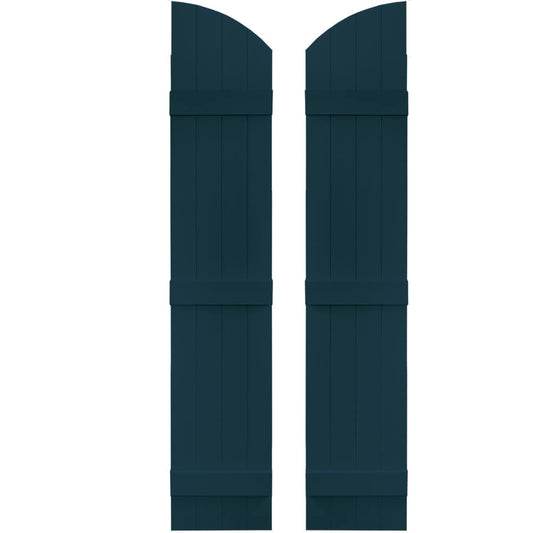 Vantage 13.875-in W x 69-in H Indigo Blue Board and batten Exterior Shutters ( 1 -Pack )