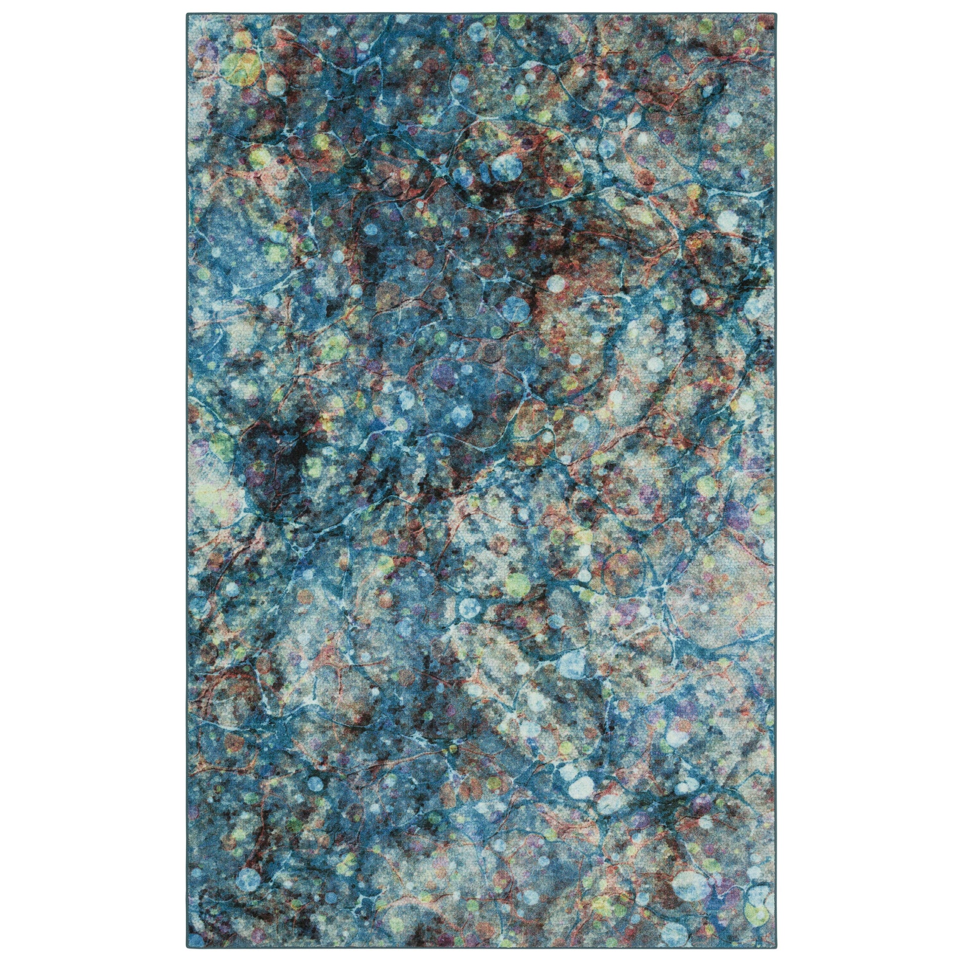 Mohawk Home Prismatic 8 x 10 (ft) Tufted Polyester Multi Rectangular Indoor Abstract Mid-Century Modern Area rug