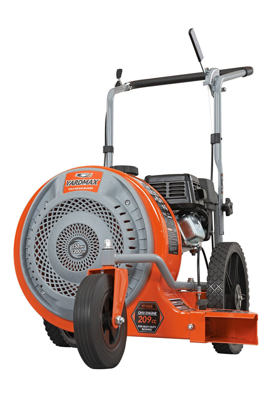YARDMAX YF1565 209-cc 4-cycle 1200-CFM 150-MPH Gas Walk-behind Leaf Blower YF1565