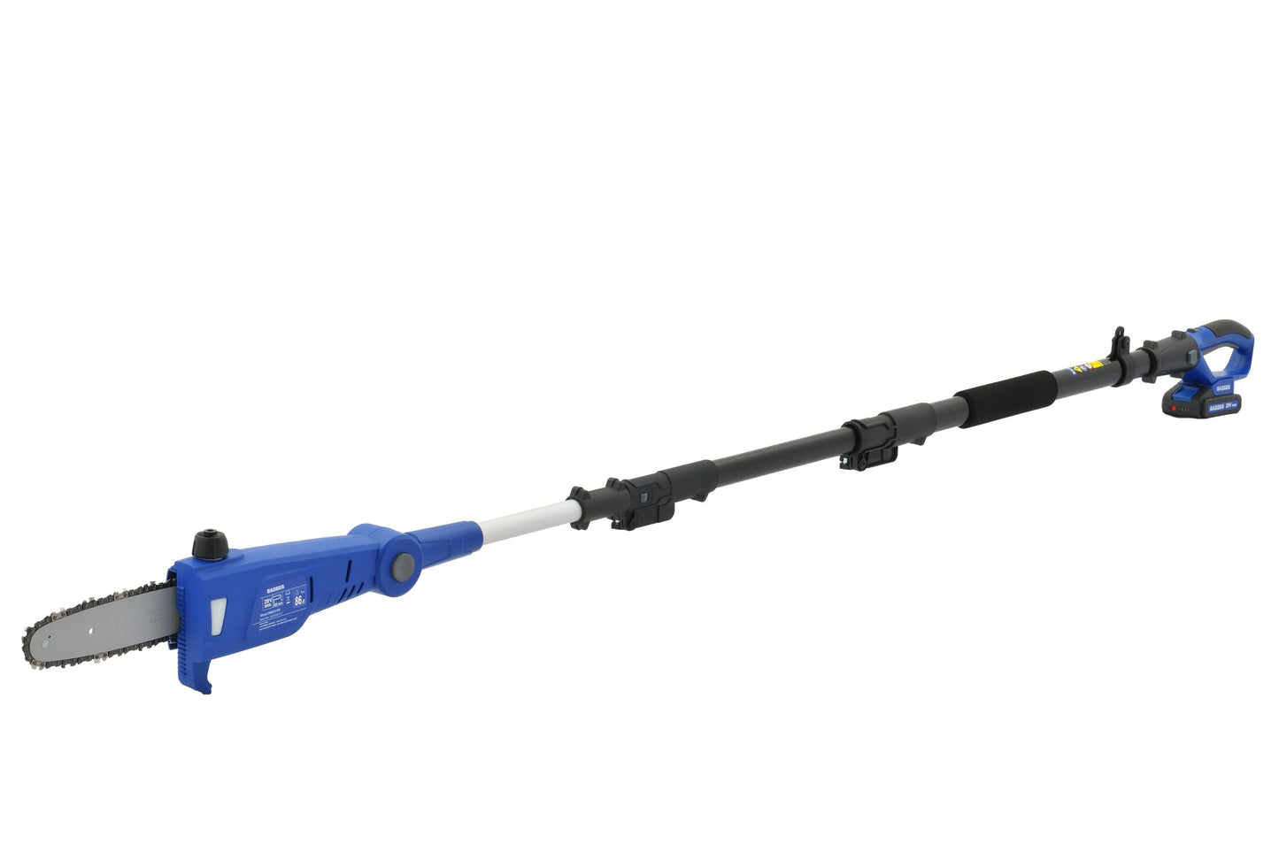 Wild Badger Power 20 Volt 20-volt 8-in 2 Ah Battery Pole Saw (Battery and Charger Included) WB20VPS