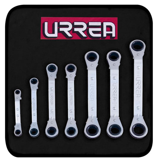 URREA 7-Piece Set Metric Ratchet Wrench 1180M