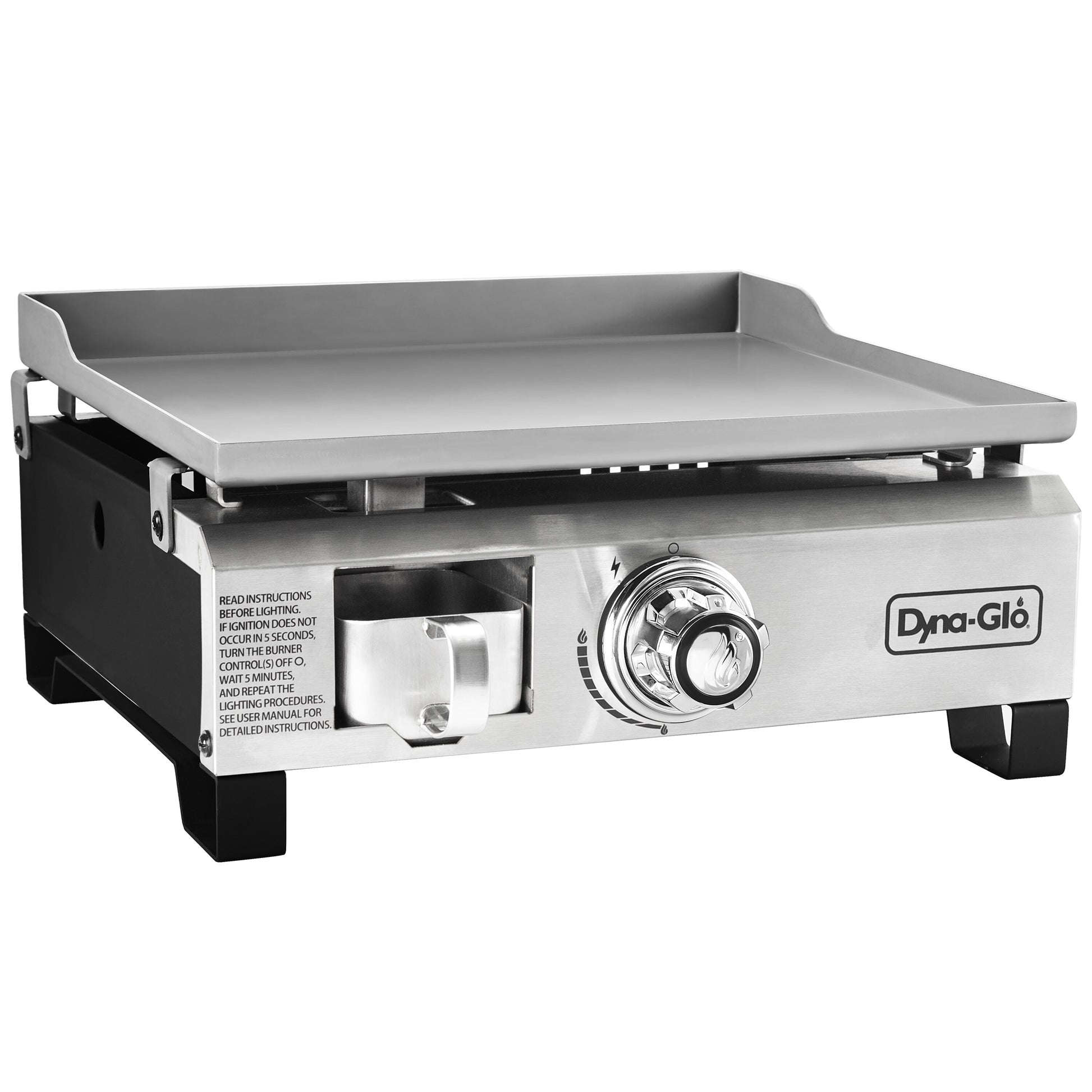 Dyna-Glo 260-Sq in Stainless Steel Portable Liquid Propane Grill DGL260SNP-D