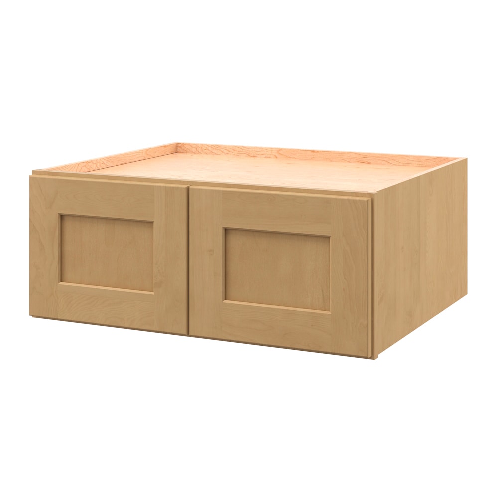 allen + roth Innsbrook 30-in W x 12-in H x 24-in D Rye Wall Fully assembled Cabinet Flat Panel