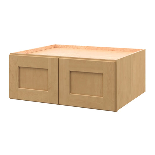 allen + roth Innsbrook 30-in W x 12-in H x 24-in D Rye Wall Fully assembled Cabinet Flat Panel