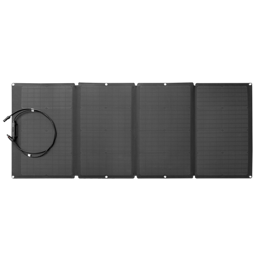 EcoFlow 160W Solar Panel 26.8-in x 11-in x 3.2-in 160-Watt Portable Solar Panel EFSOLAR160W