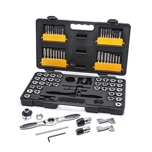 GEARWRENCH 77-Piece Standard (Sae) and Metric Combination Tap and Die Set 3887