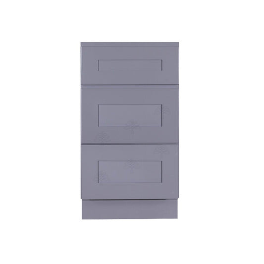 LifeArt Cabinetry Lancaster 12-in Dark Gray Bathroom Vanity Base Cabinet without Top
