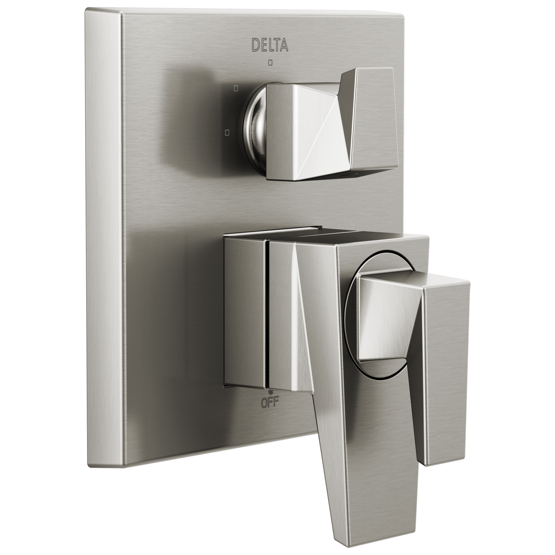 Delta Trillian Lumicoat Stainless 4.1875-Inches Universal Bathtub/Shower Diverter 0.5-Inches -ID