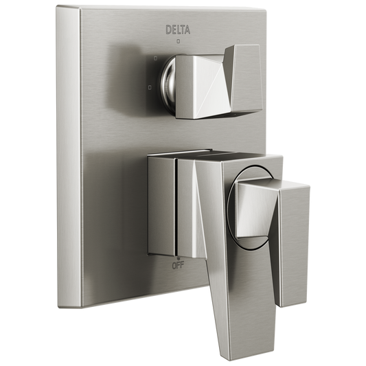 Delta Trillian Lumicoat Stainless 4.1875-Inches Universal Bathtub/Shower Diverter 0.5-Inches -ID