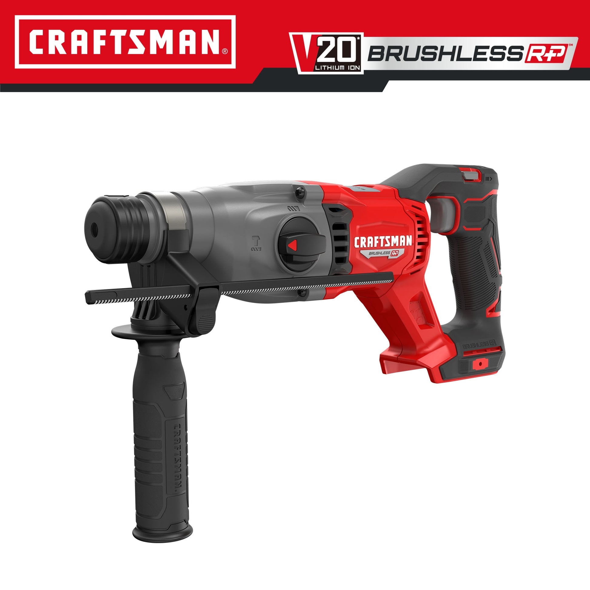 CRAFTSMAN V20 Brushless RP 20-volt Max 1-in Sds-plus Variable Cordless Rotary Hammer Drill (Bare Tool) CMCH234B