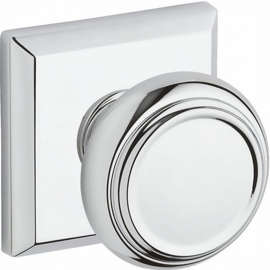 Baldwin Bright Chrome Interior Bed/Bath Privacy Door Knob PVTRATSR260