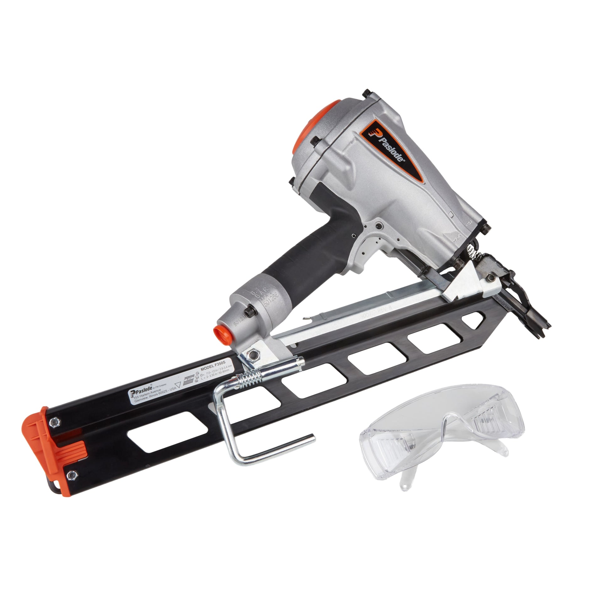 Paslode PowerMaster Plus 3.5-in 30-Degree Pneumatic Framing Nailer 501000