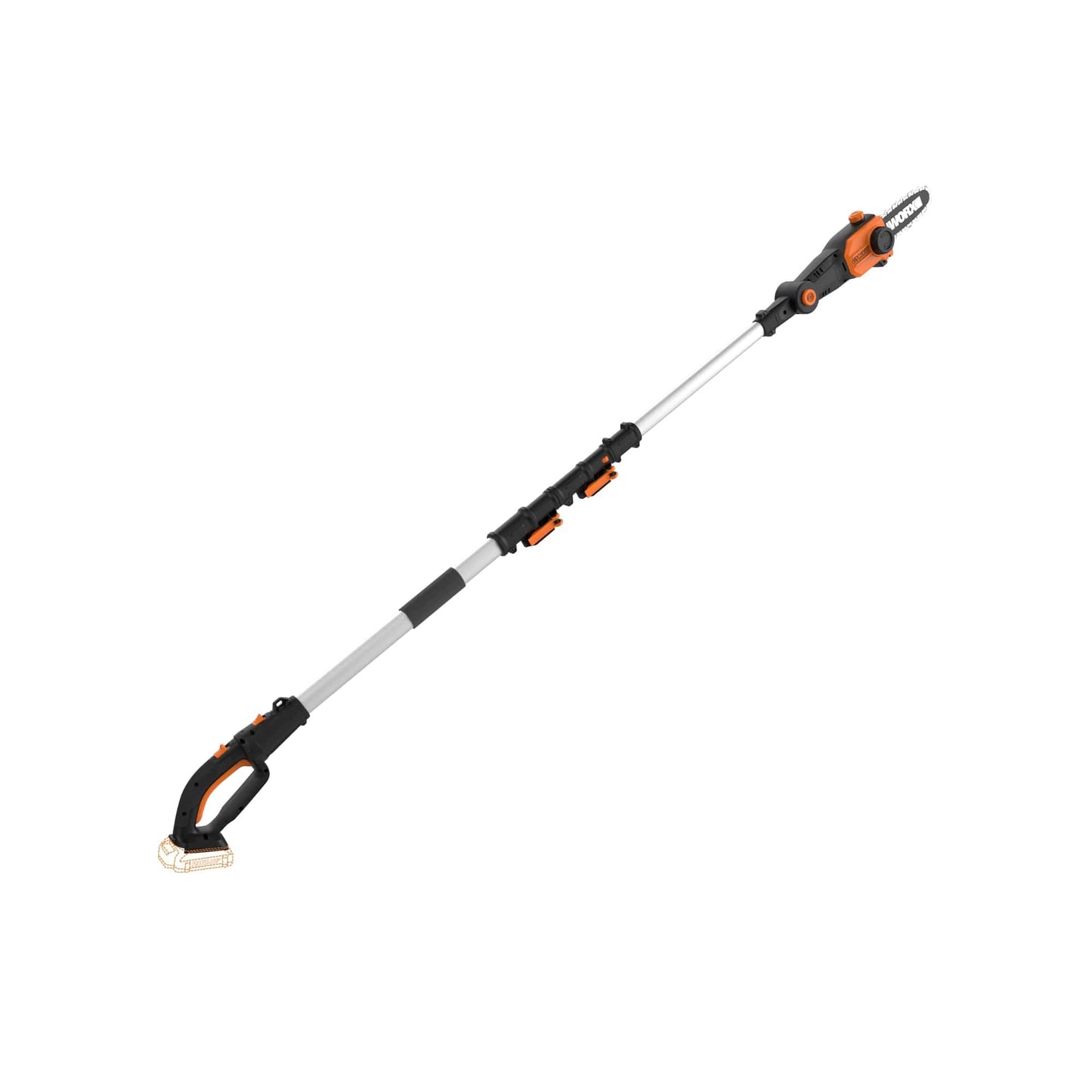 WORX Power Share 20-volt 8-in 4 Ah Battery Pole Saw (Battery and Charger Not Included) WG349.9