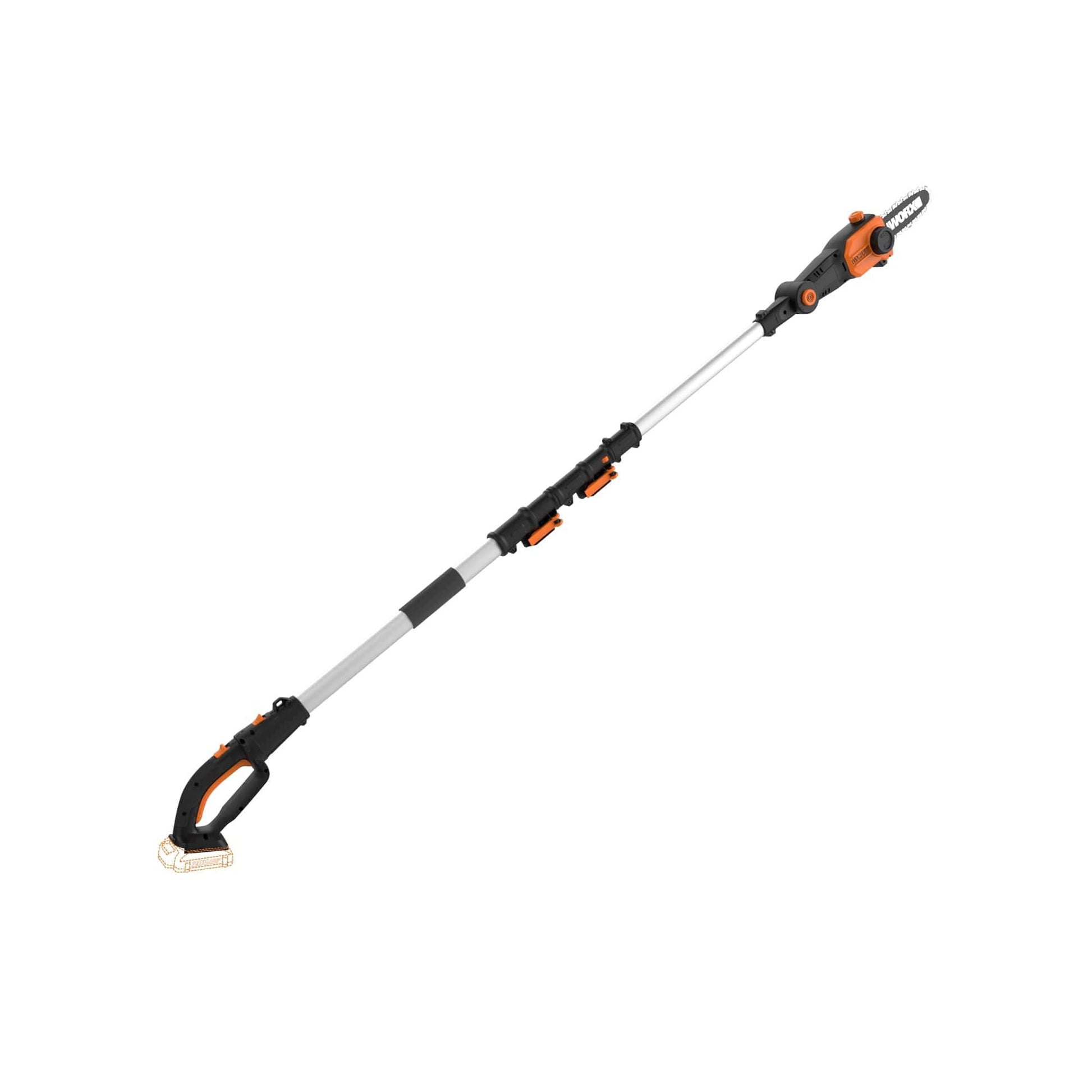 WORX Power Share 20-volt 8-in 4 Ah Battery Pole Saw (Battery and Charger Not Included) WG349.9