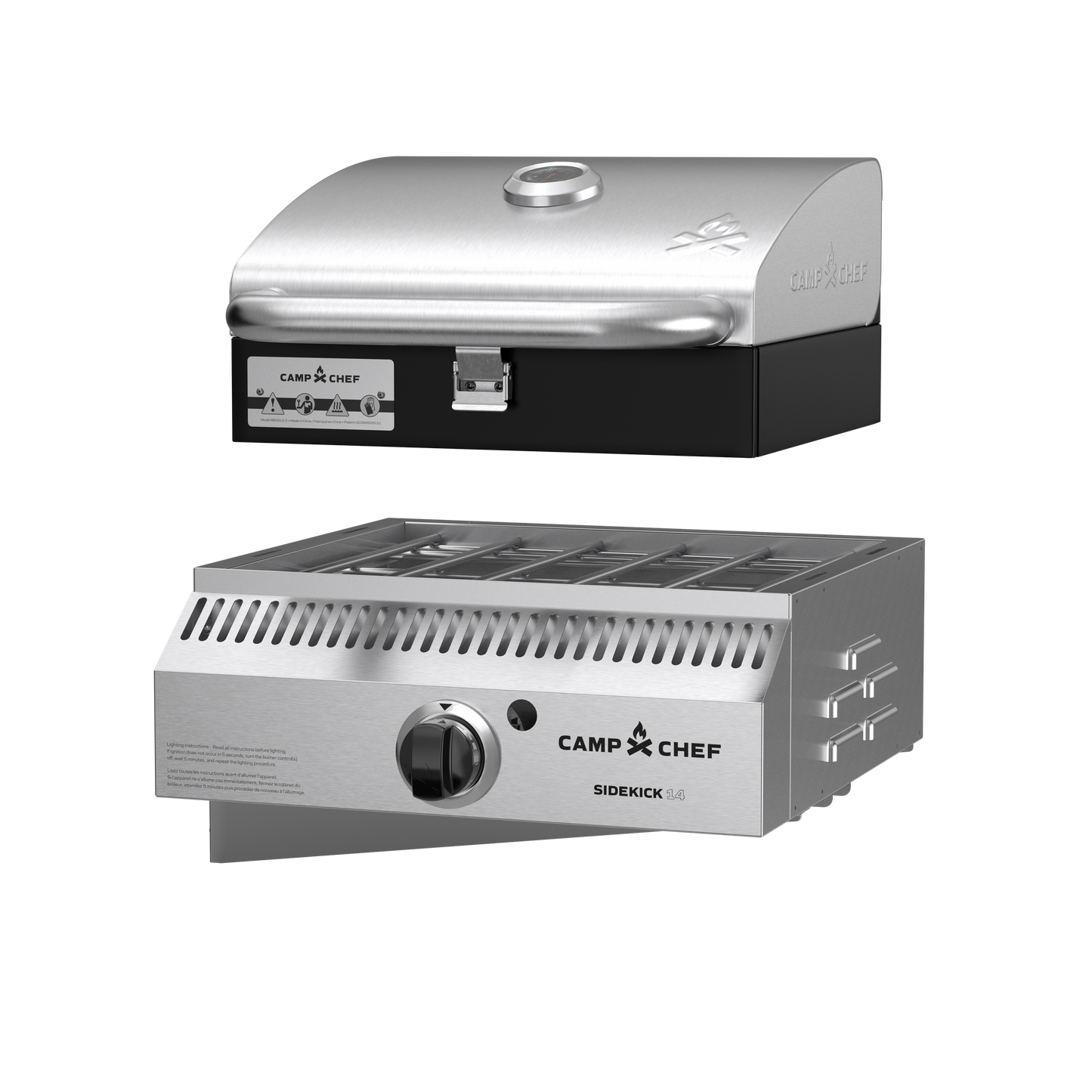 Camp Chef Sidekick 14-in Combination Steel Attachable Burner/Grill Box PG14BB