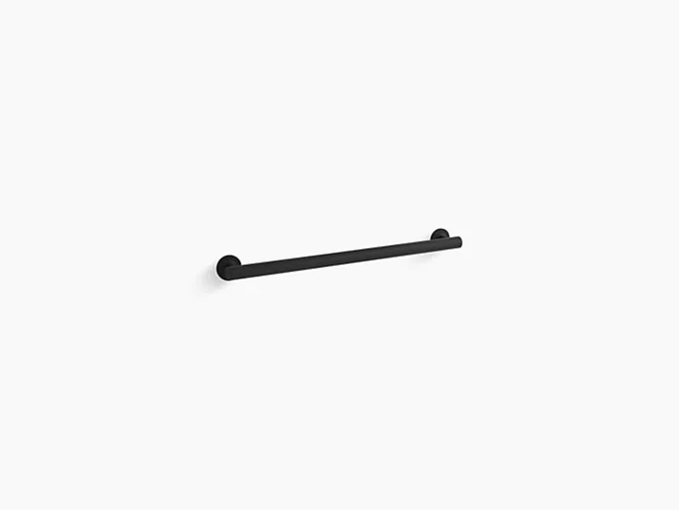 KOHLER Matte Black Wall mount ADA Compliant Grab Bar ( 200.0-lb Weight Capacity )