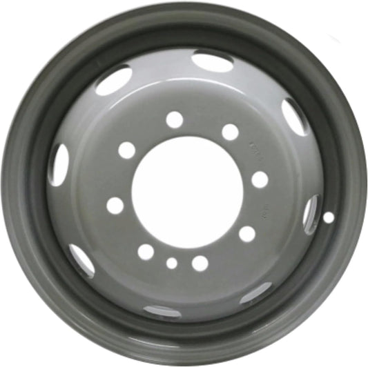 16" 16x6" New Replacement Grey Dually Steel Wheel Rim for 1992-2007 Ford E-350 For 1996-2007 Ford E-450 | 3210
