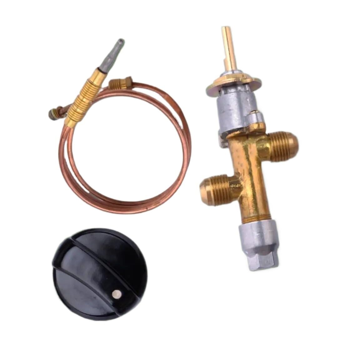 3/8'' LPG Propane Gas Fire Pit Safety Control Valve Kit Flame Failure Device Accessories