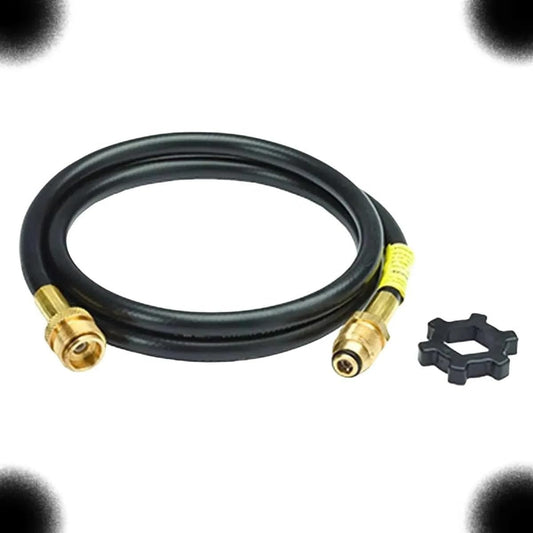 F273702 Propane Hose Throwaway Cylinder to Bulk Propane Tank Compatible with Mr. Heater 12ft