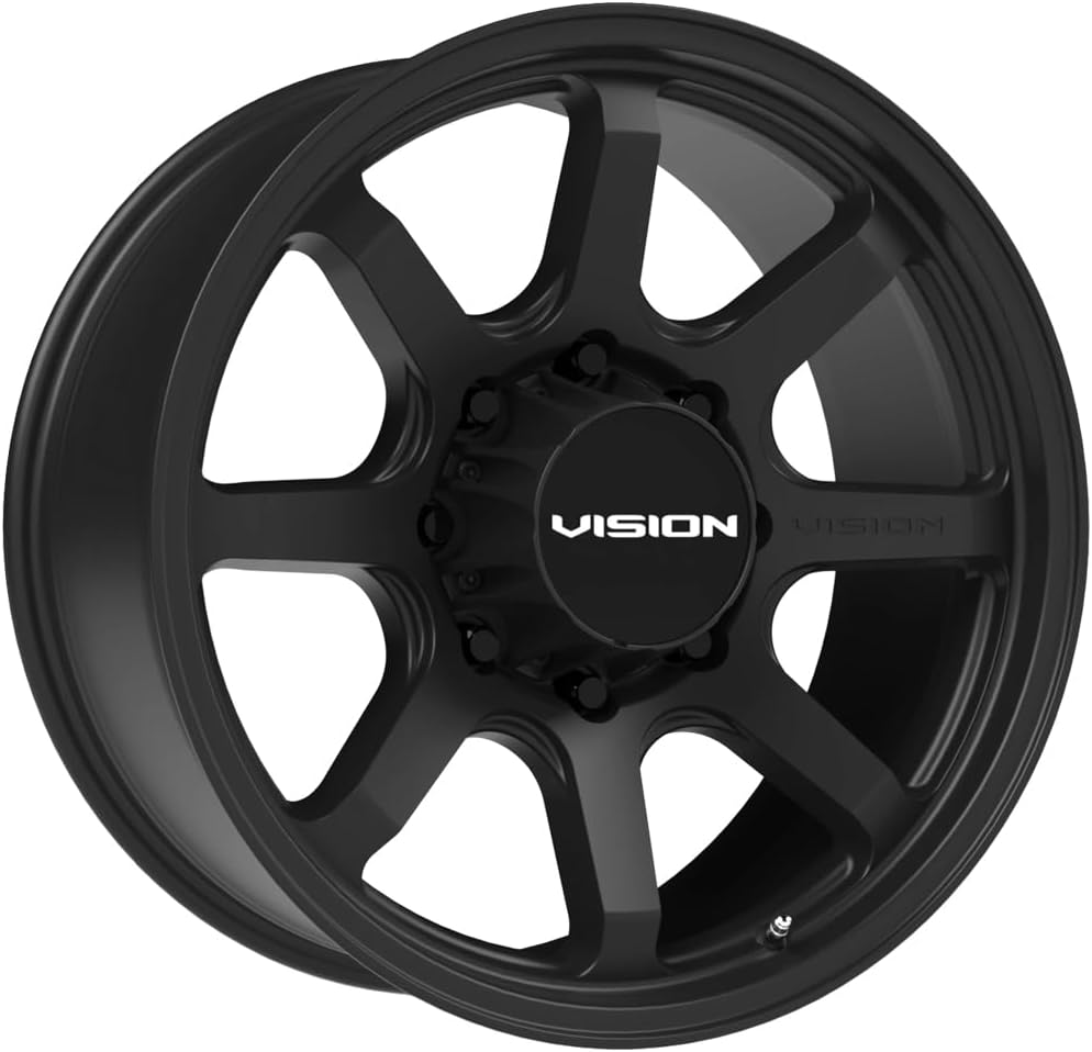 Vision 351 FLOW Custom Wheel - 16x8, 0 Offset, 8x165.1 Bolt Pattern, 125.2mm Hub - Satin Black Rim
