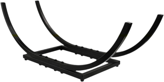 Firewood Rack Stand Decorative Iron Stable Fireplace Decoration Small Simple Practical Organizer Fireplace Wood Storage Rack- 28x10x10 inch