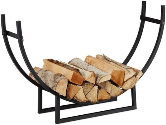 Firewood Log Rack Storage,Log Store Indoors, Log Store Fire Wood Rack Outdoor Firewood Holder for Firewood Storage Rack of Various Size Metal Wood Holders Firewood Outdoo