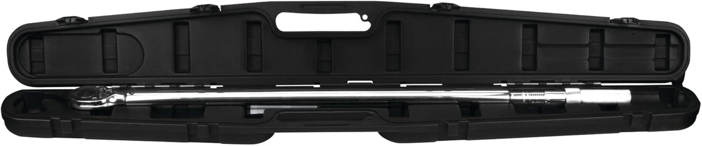 Performance Tool M204 3\/4-Inch Drive Torque Wrench with LH\/RH Thread Torque Capabilities - 100 to 600 ft\/lbs of torque