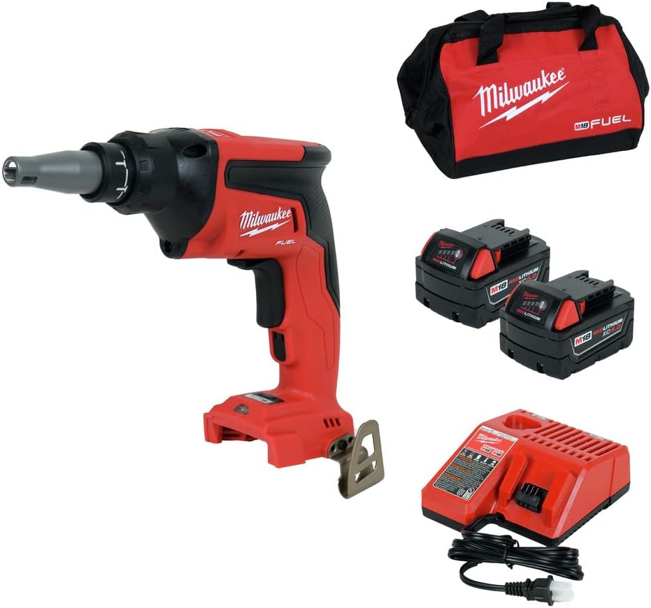 Milwaukee Elec Tool Milwaukee M18 Fuel 18Volt Brushless Cordless Drywall Screw Gun Xc Kit