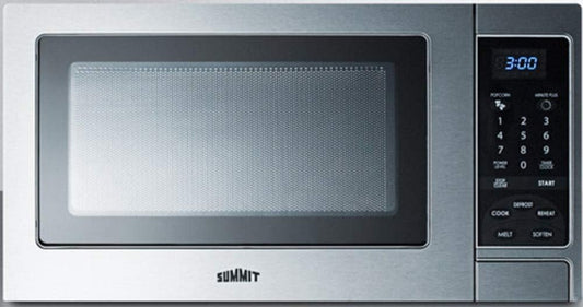 Summit SCM853 19\u201D Compact Microwave, Stainless steel