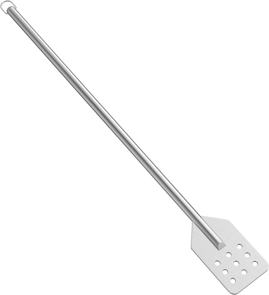 BBQ-PLUS 42 Inch Crawfish\/Crab Boil Mixing Stir Paddle Accessories for Stockpots and Fry Pots,Stainless Steel Mash Paddle