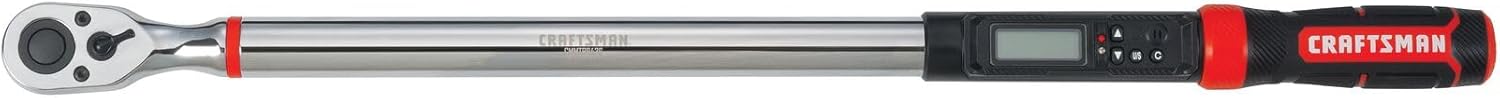CRAFTSMAN Digital Torque Wrench, SAE, 1/2-Inch, 50-250 FT-LB, (CMMT99436)