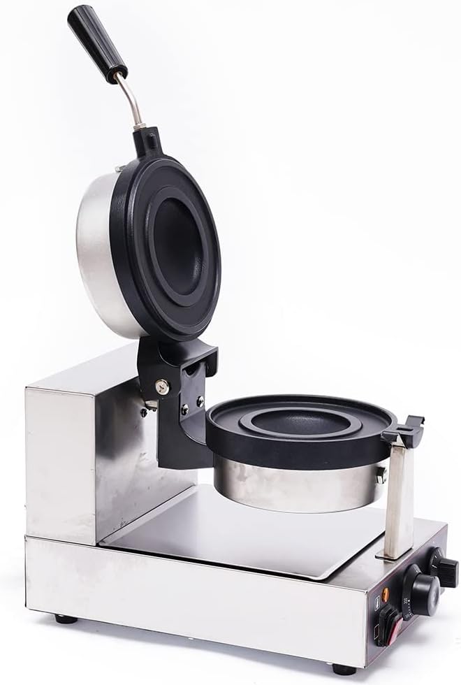 1000W Electric Burger Maker Machine, Nonstick Commercial Gelato Panini Press Machine Grill Baking Machine Waffle Maker Machine for Household & Commercial Use,1000W 50~300℃