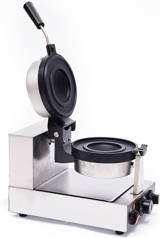 1000W Electric Burger Maker Machine, Nonstick Commercial Gelato Panini Press Machine Grill Baking Machine Waffle Maker Machine for Household & Commercial Use,1000W 50~300℃