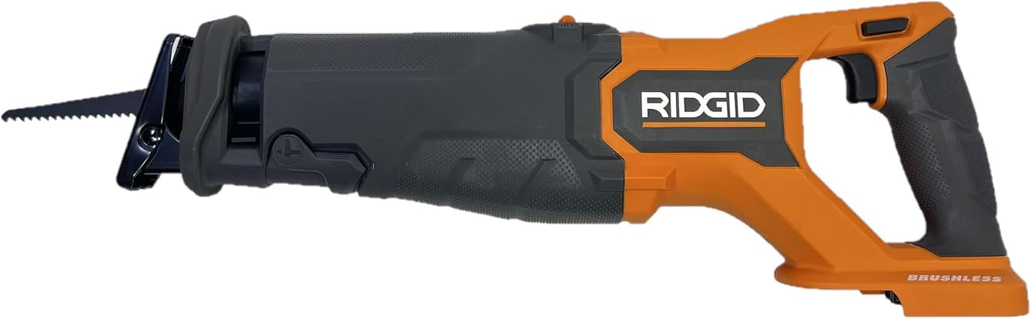 RIDGID 18V Brushless Cordless Reciprocating Saw (Tool-Only) R8647B (Renewed)