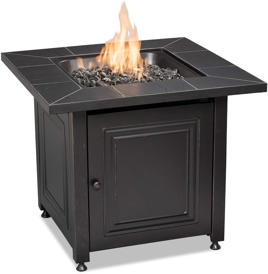 Endless Summer GAD15255SP Gas Outdoor Fire Table LP, Oil Rubbed Bronze