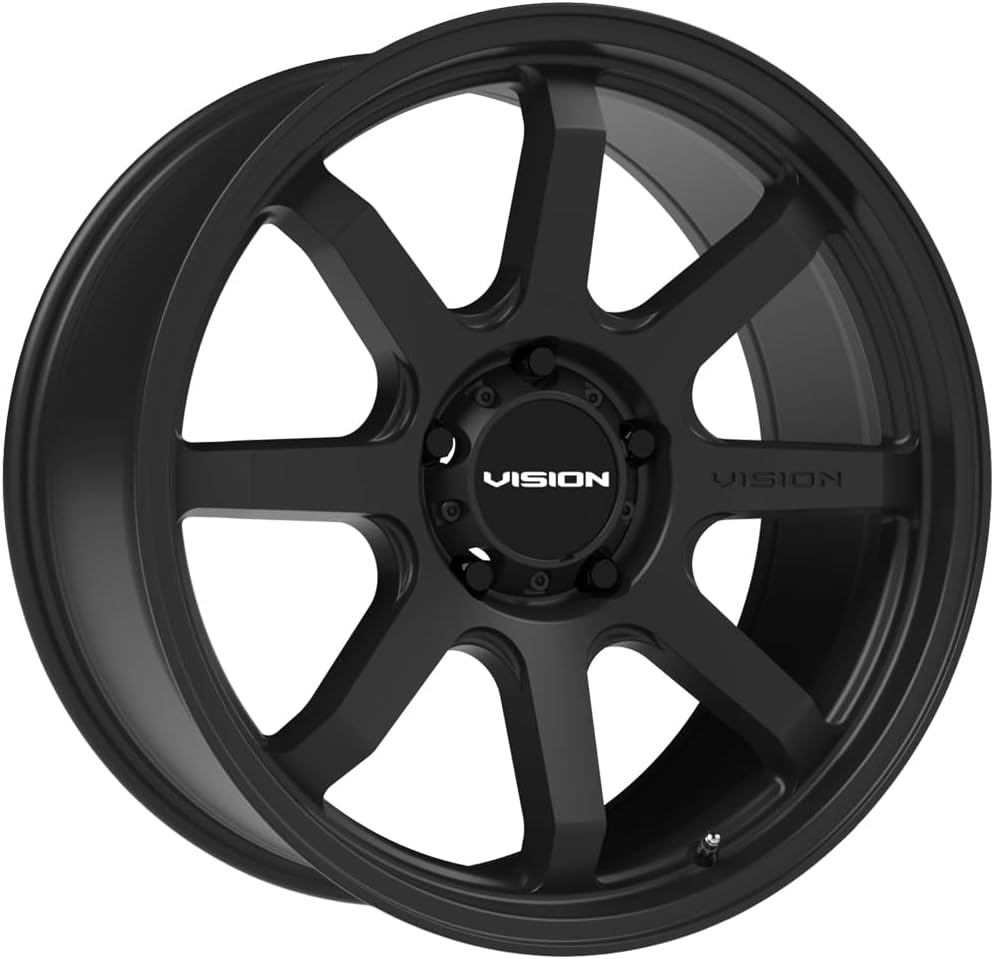Vision 351 FLOW Custom Wheel - 16x8, 0 Offset, 5x114.3 Bolt Pattern, 83mm Hub - Satin Black Rim