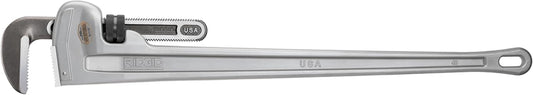 RIDGID 31115 Model 848 Aluminum Straight Pipe Wrench, 48-inch Plumbing Wrench