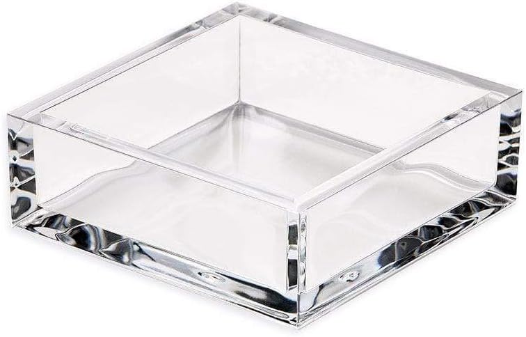 Caspari Acrylic Cocktail Napkin Holder, Clear, 1