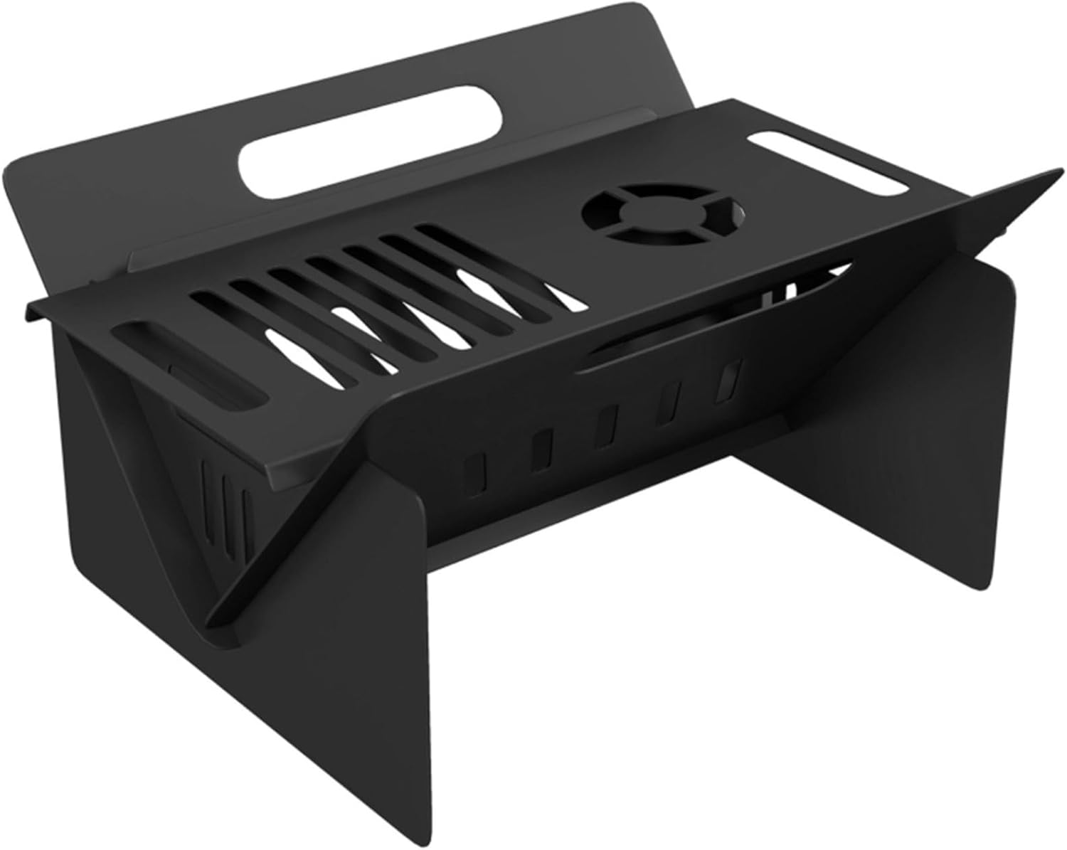 Outdoor Fire Pit 3-in-1 with Stove and Coffee Table, Portable and Easy No-Tool Assembly, Includes Waterproof Carry Bag for Camping, Backyard and Patio Use