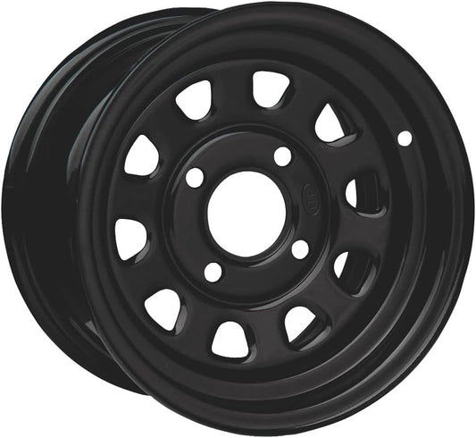 4/137 ITP Steel Wheel 12x7 4.0 + 3.0 Black for Can-Am Maverick 1000R 2013-2018