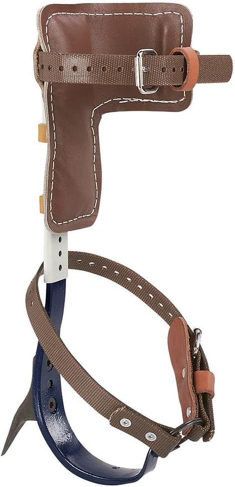 Klein Tools CN1907ARL Tree Climber Set with Pole Climbers, Leg Irons, Climbing Gaffs, Climber Pads, Straps, Gaff Spikes, Stirrups