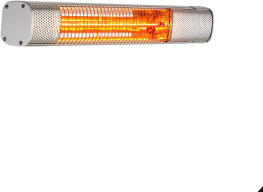 Electric Outdoor Heater, Portable Garage Heater, IP65 Waterproof, Aluminum Alloy Body, Powerful Heating, Wall Mounted\/Tripod Heaters for Balcony Courtyard Gazebo(Without stand)