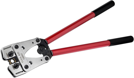 SG Tool Aid SGT18840 Terminal Crimper with Rotating Die Set for 8-4/0 AWG Uninsulated Terminals