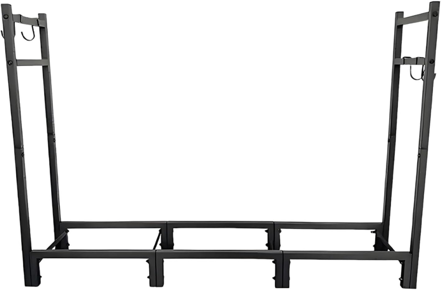 Heavy Duty Firewood Stand Stacker Holder for Indoor Outdoor 114x25x80cm