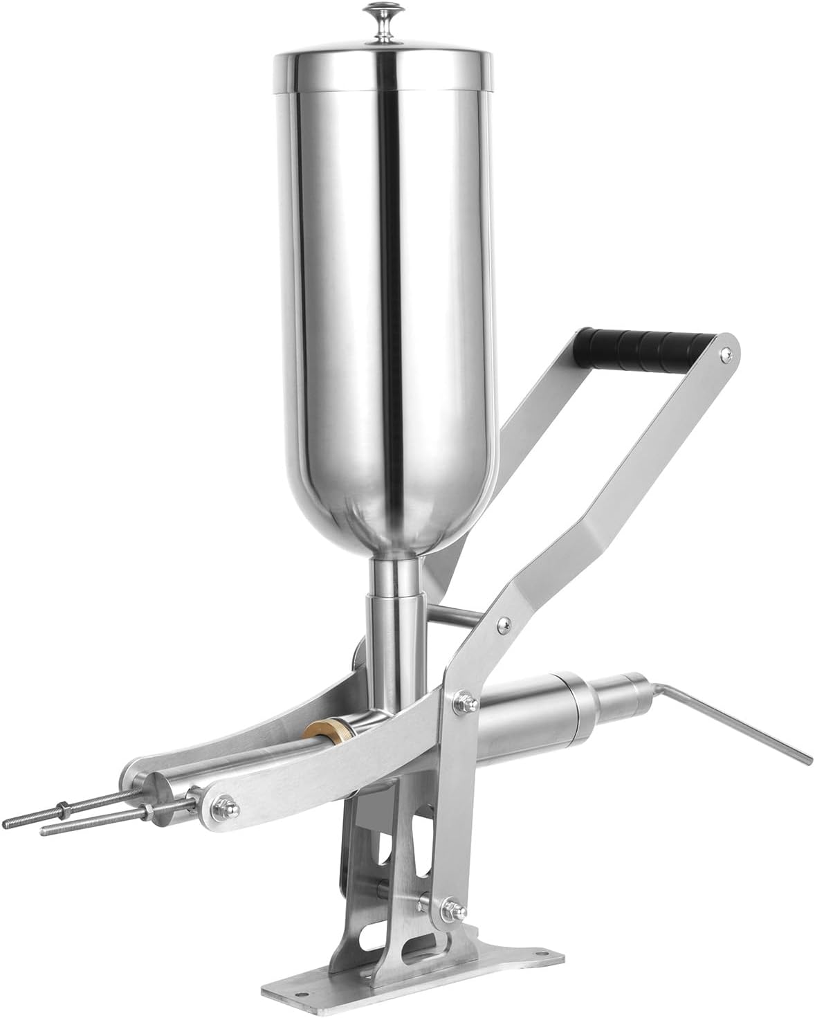 5L Manual Churro Filler Maker Machine Spanish Donuts Dessert Churro Makers Stainless Steel Chocolate Jam Filling Machine Latin Fruit Machine for Commerial or Home