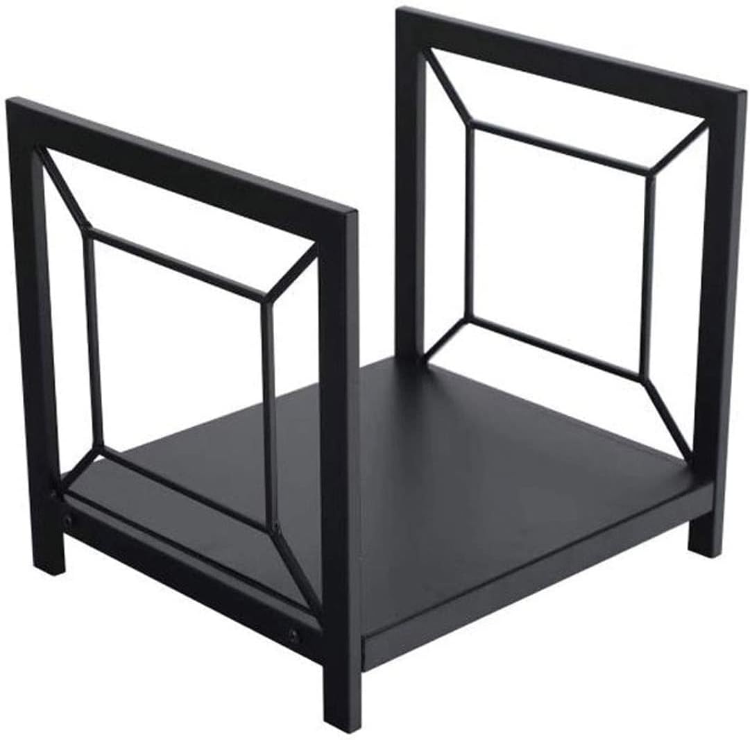 Outdoor Fireplace Firewood Rack Log Store Fire Wood Rack Outdoor Firewood Holder Bracket Log Rack Wood Storage Indoor Outdoor Log Rack Fireplace Tools(