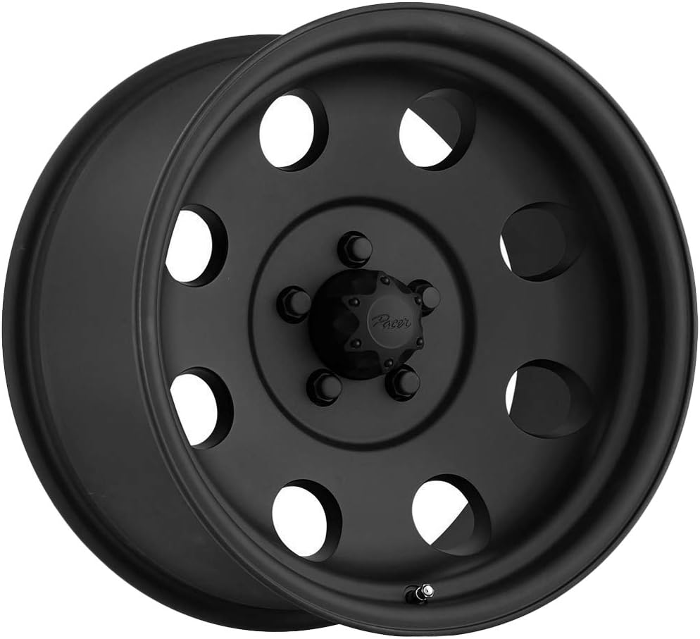 Pacer 164B LT Mod Black Matte Black Wheel with (16x8\/6x5.50, -06mm Offset)