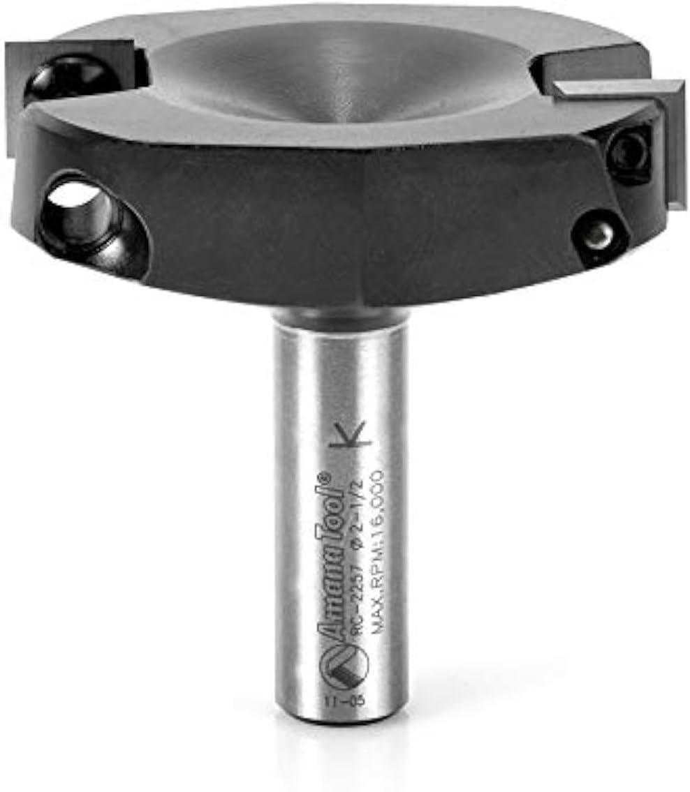 Amana Tool - RC-2257 CNC Insert Carbide Spoilboard Surfacing, Rabbeting, Flycutter, Slab L