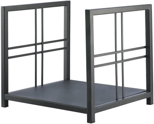 Firewood Rack Indoor/Outdoor Metal Wood Storage Holder for Fireplace Black Wood Rack with Tools for Firewood Storage(