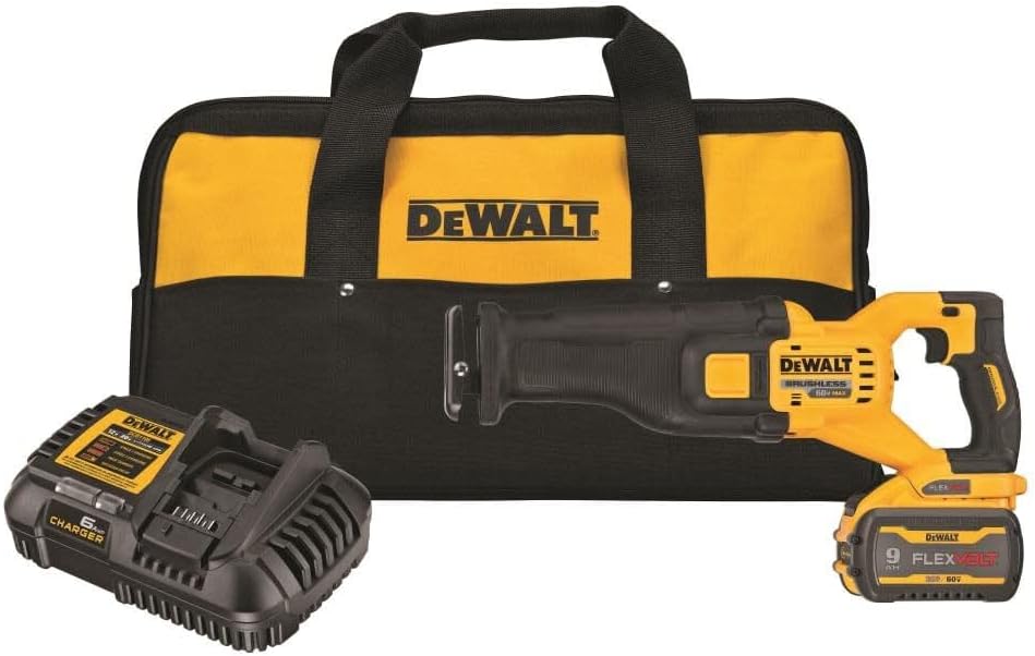 DEWALT FLEXVOLT 60V MAX* Reciprocating Saw, Cordless Kit (DCS389X1)